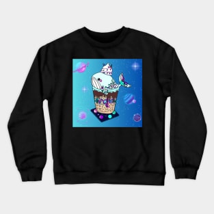 Galaxy Frappe Whale Crewneck Sweatshirt